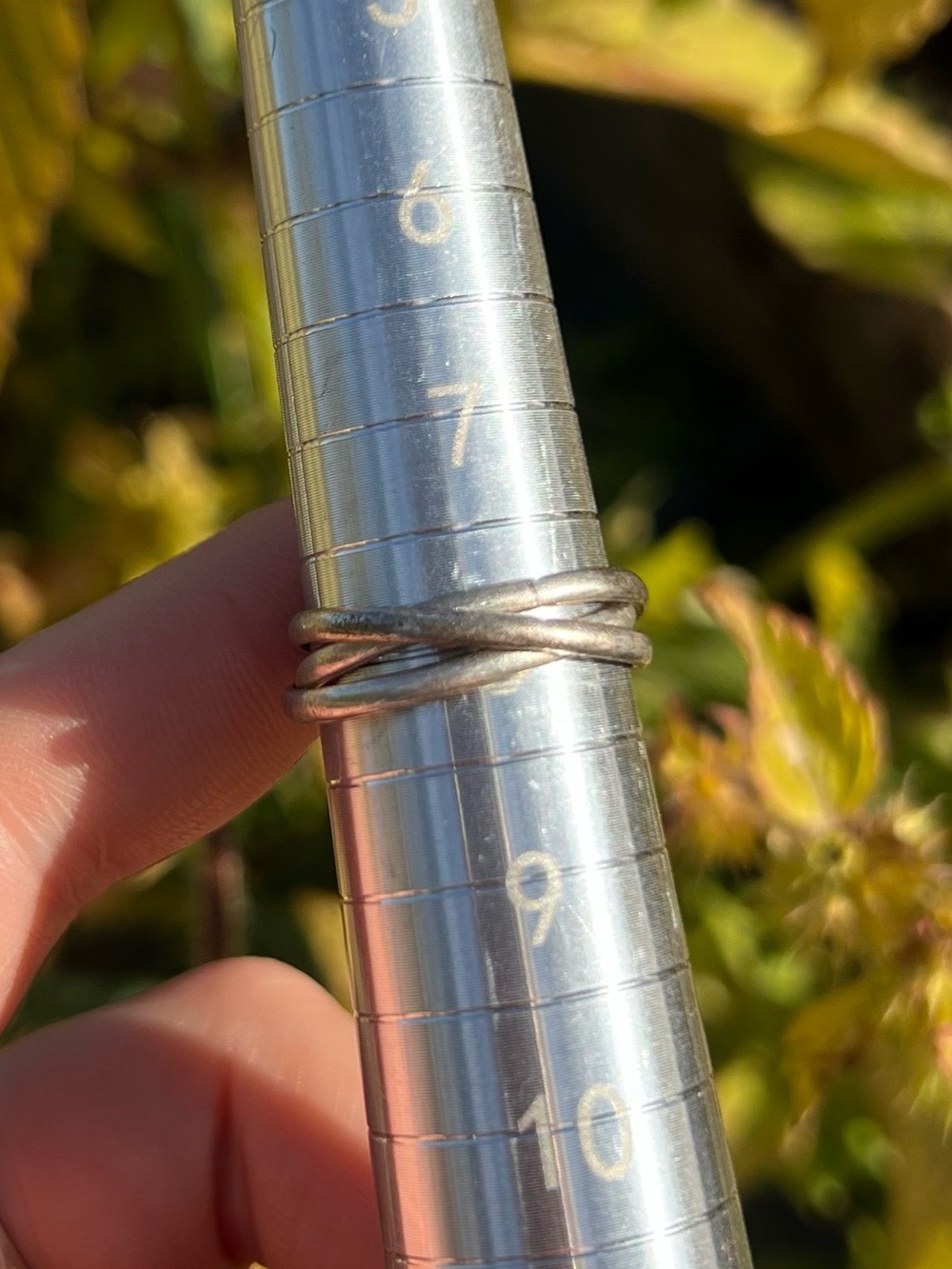Vtg 925 Interlocking Rings - Picture 10 of 10